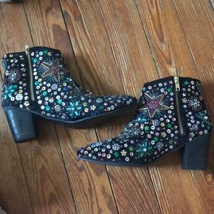 Free People beaded boots